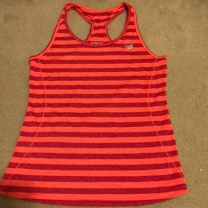 New Balance Red and Pink Medium Tank